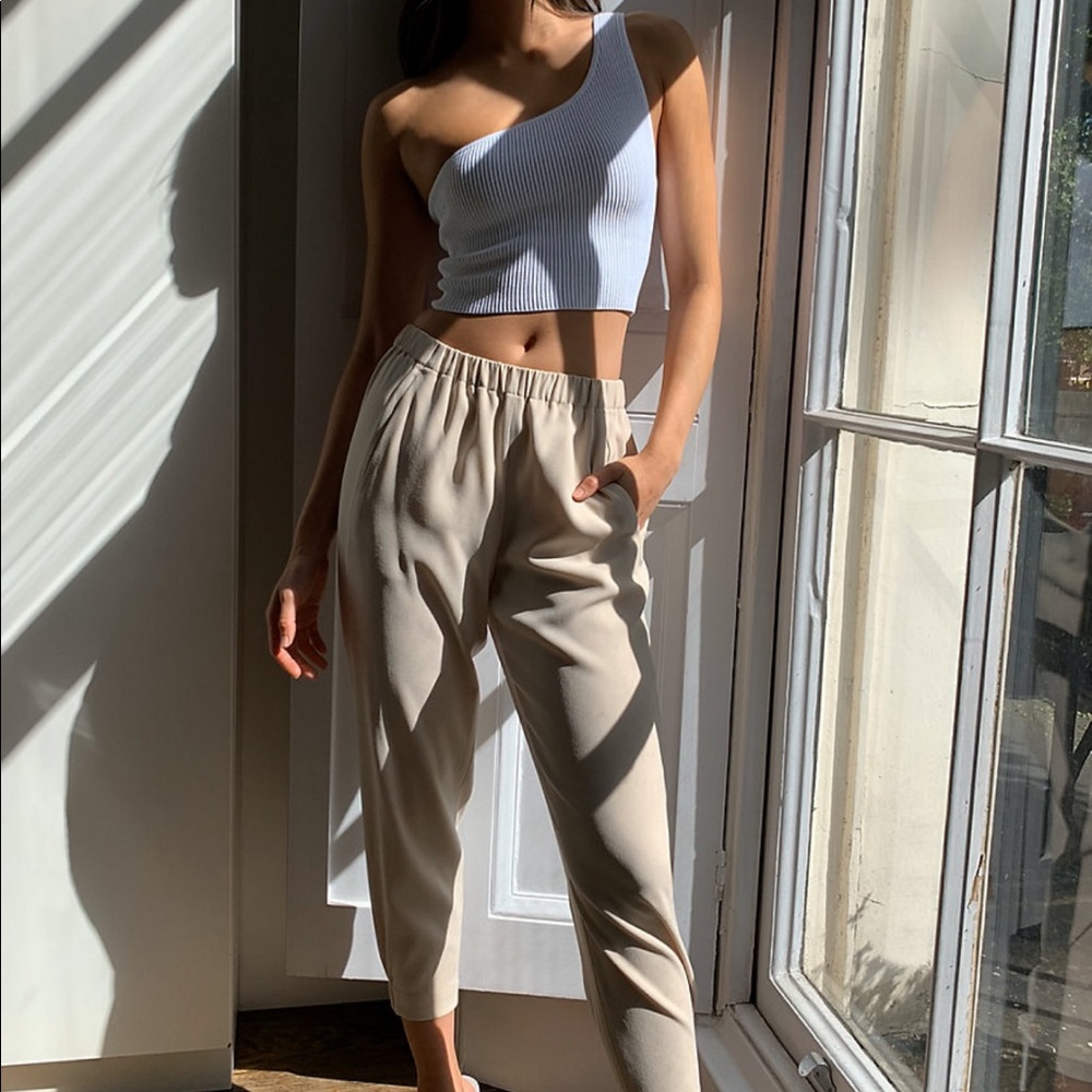 Babaton Scuplt Knit One-Shoulder XS